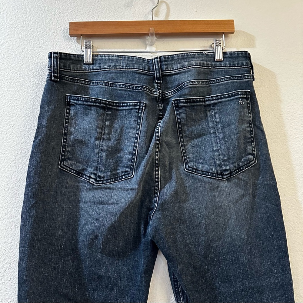 rag & bone Blue Flare Jeans - Picture 6 of 11